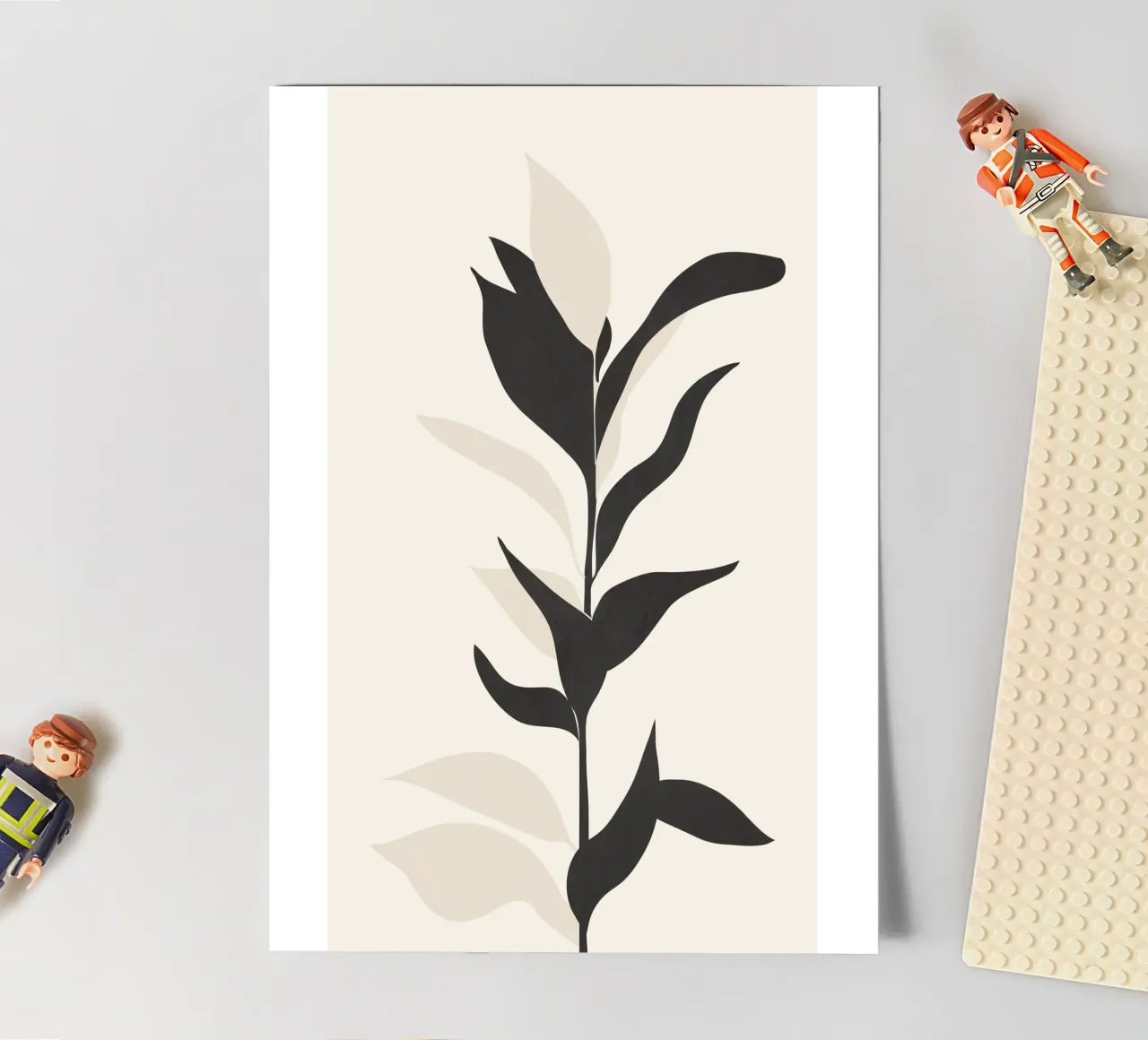 Abstract Minimal Plant sticker sheet by cityart