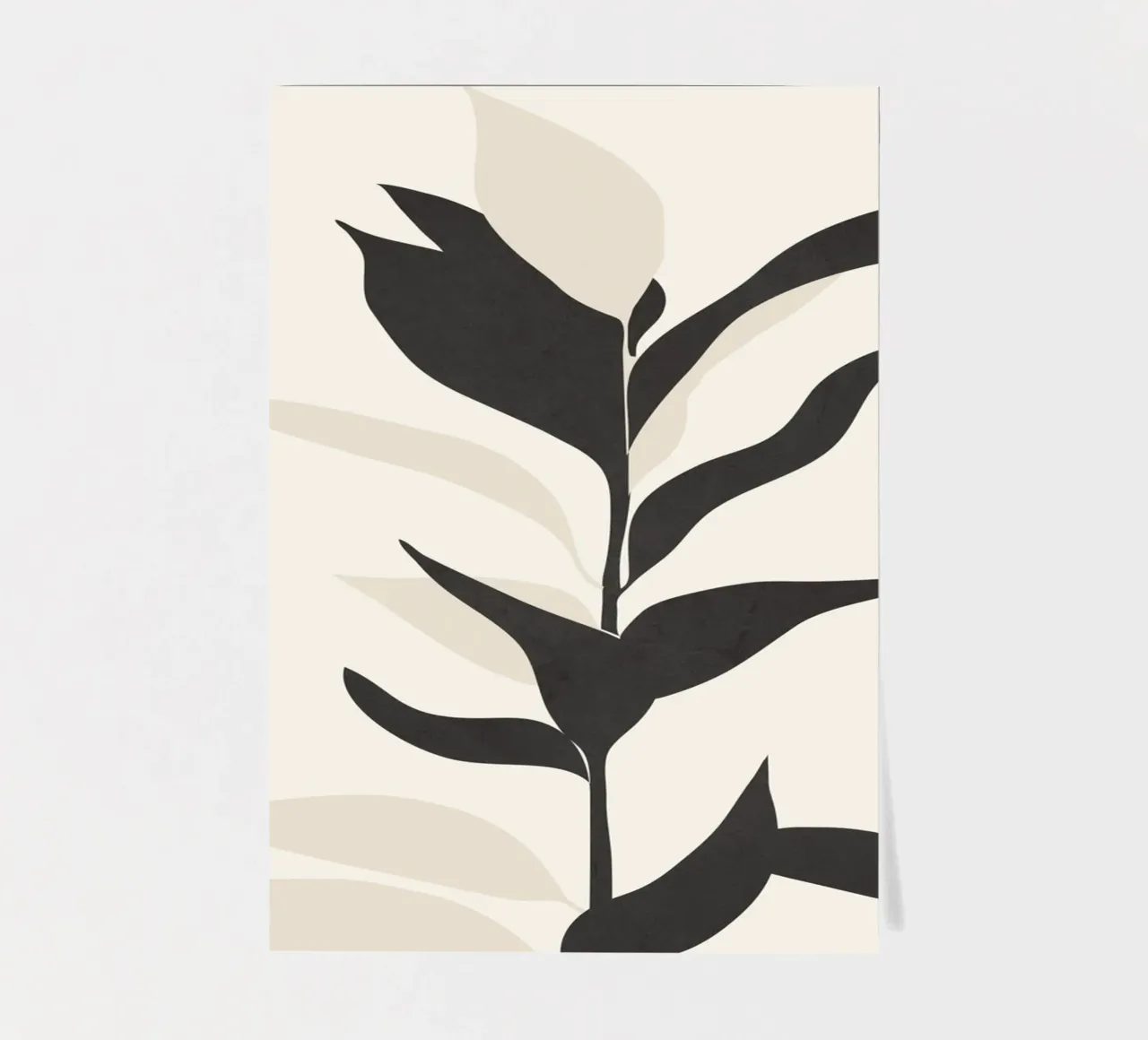 Abstract Minimal Plant sticker sheet by cityart