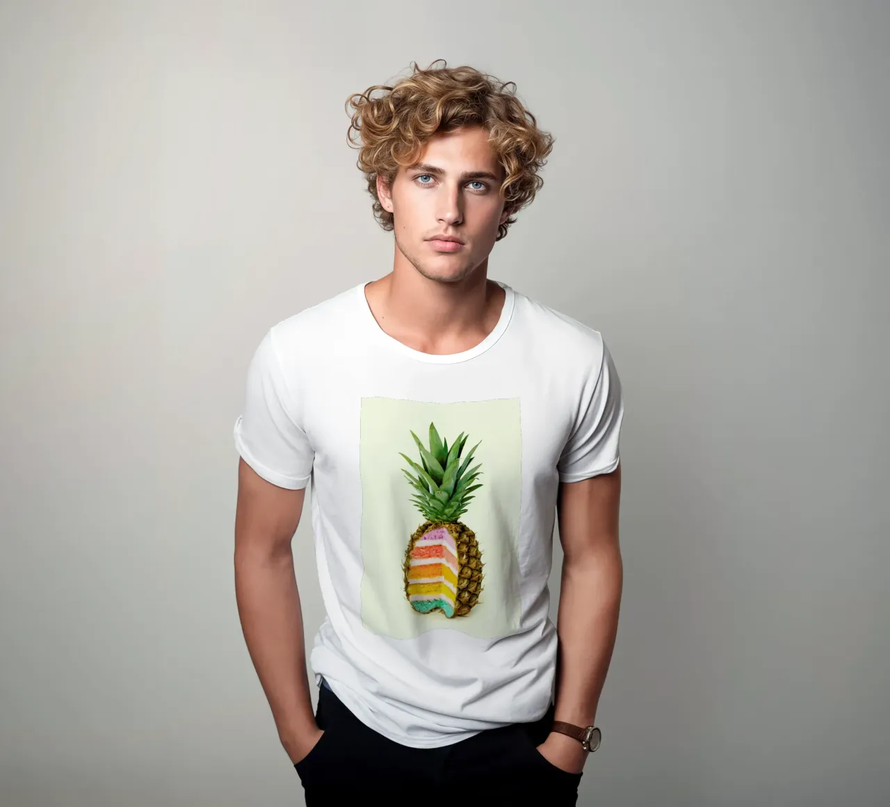 Pineapple Cake t-shirt da Paul Fuentes Design