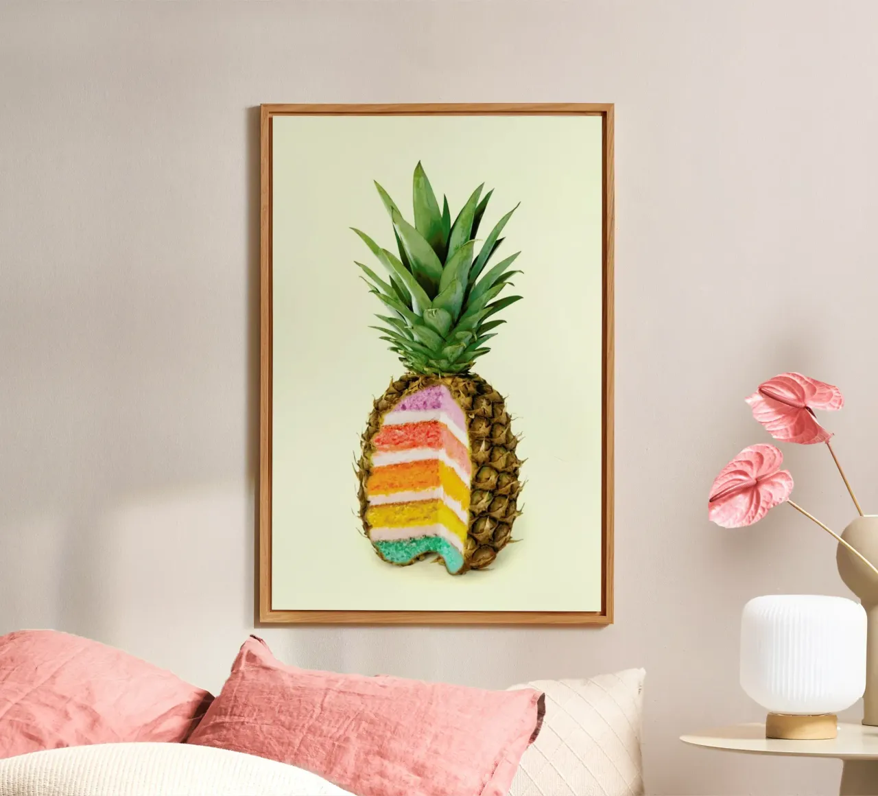 Pineapple Cake alluminio dibond da Paul Fuentes Design