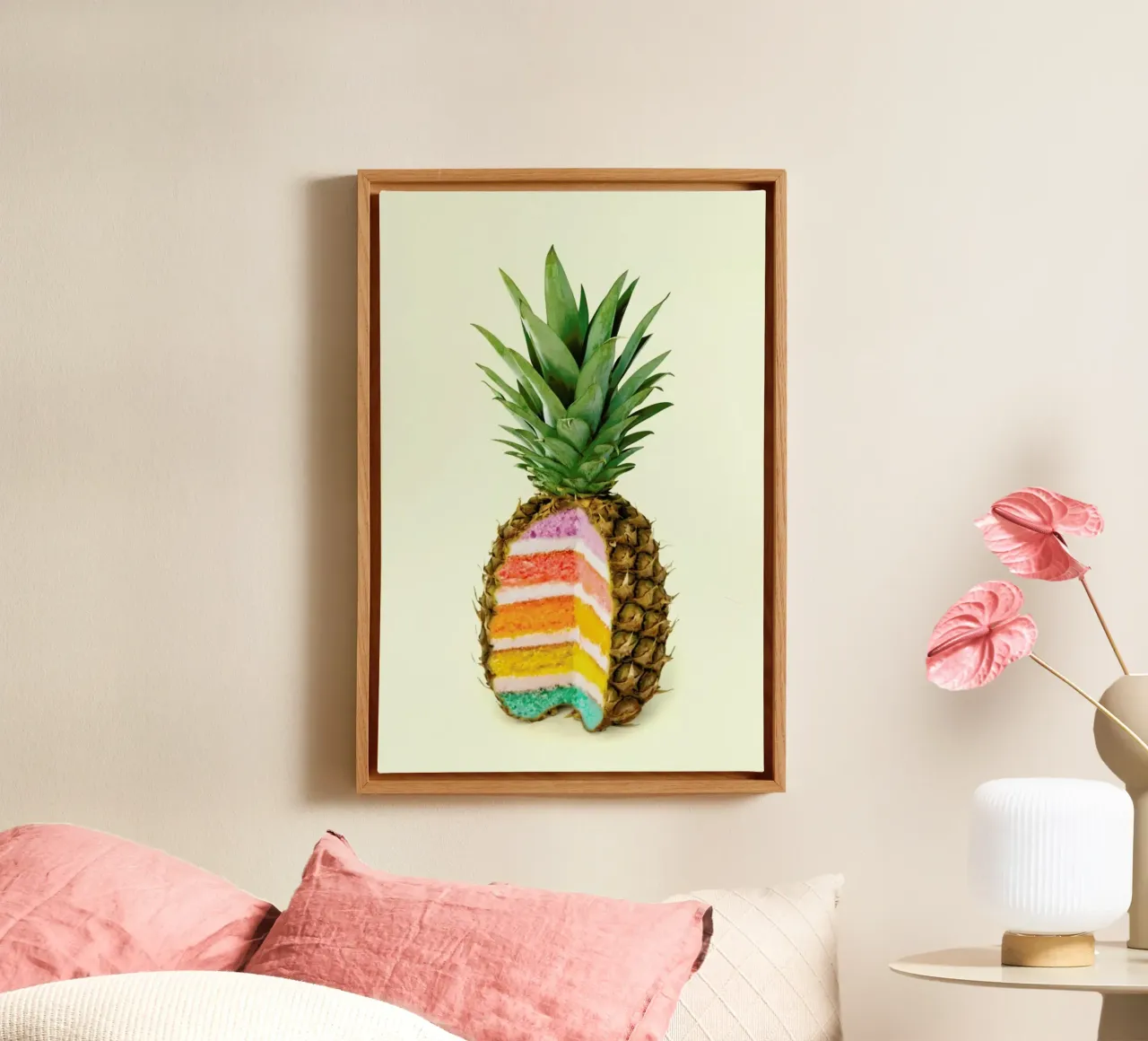 Pineapple Cake canvas met Baklijst van Paul Fuentes Design