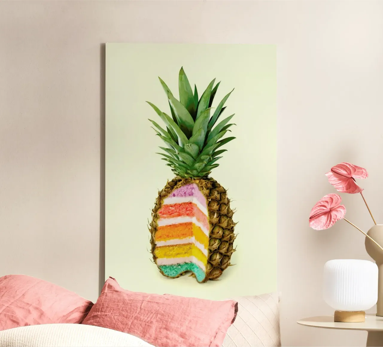 Pineapple Cake canvas met Baklijst van Paul Fuentes Design