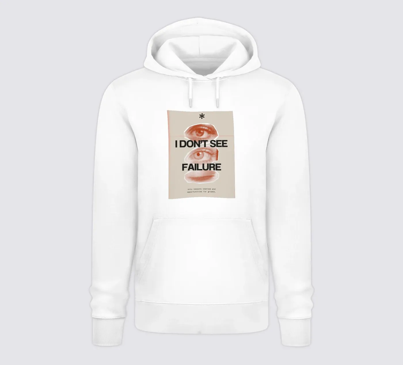 I DON‘T SEE FAILURE felpa con cappuccio da SMRT STUDIO
