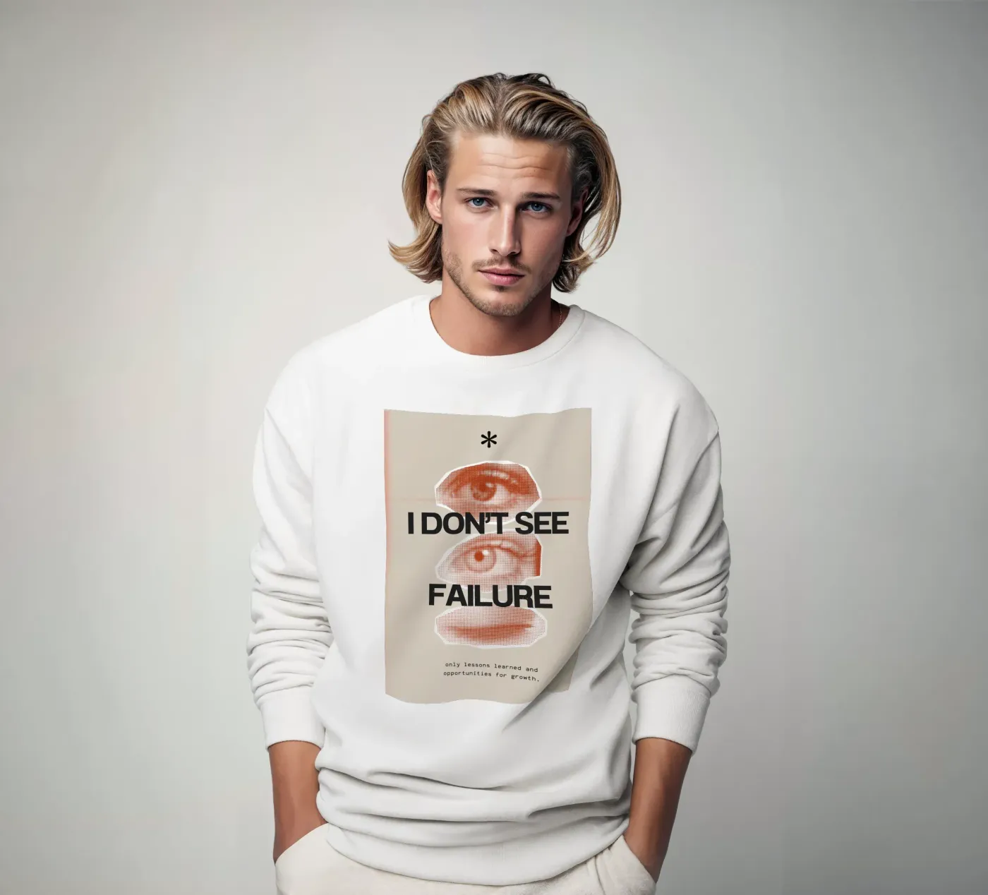 I DON‘T SEE FAILURE Sweatshirt von SMRT STUDIO