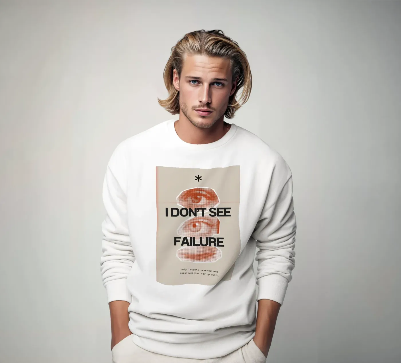 I DON‘T SEE FAILURE felpa da SMRT STUDIO