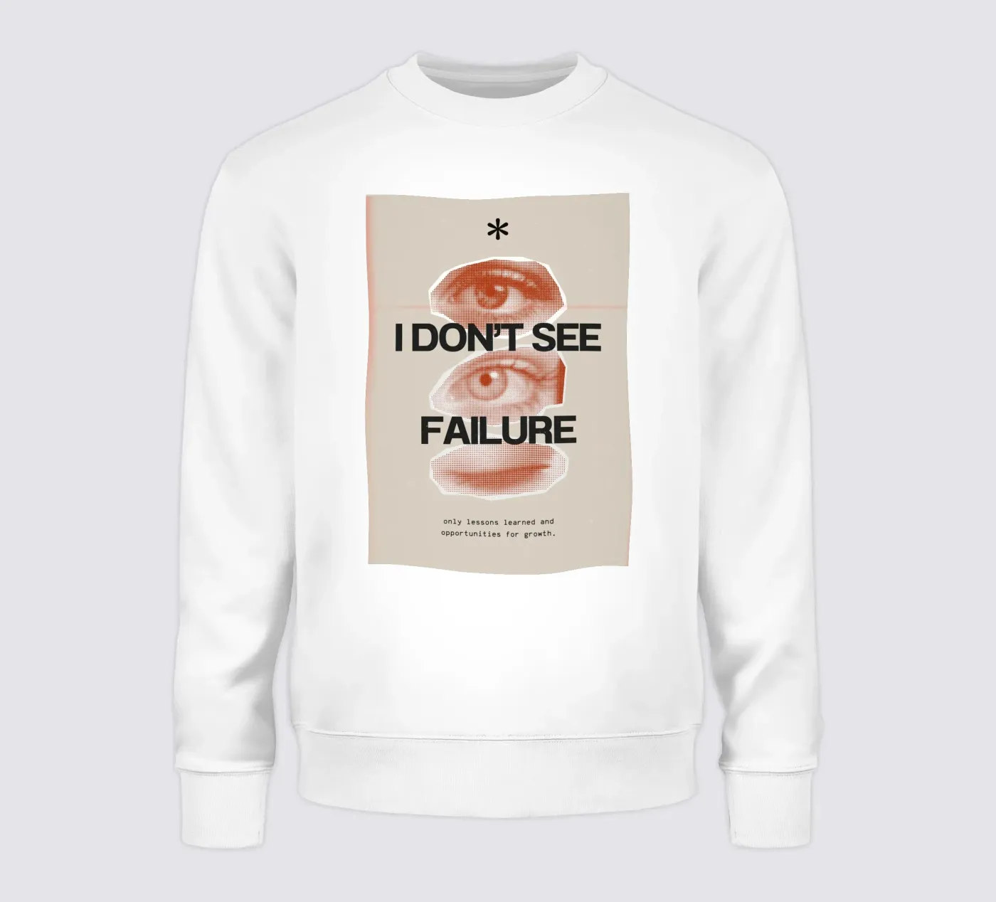 I DON‘T SEE FAILURE felpa da SMRT STUDIO