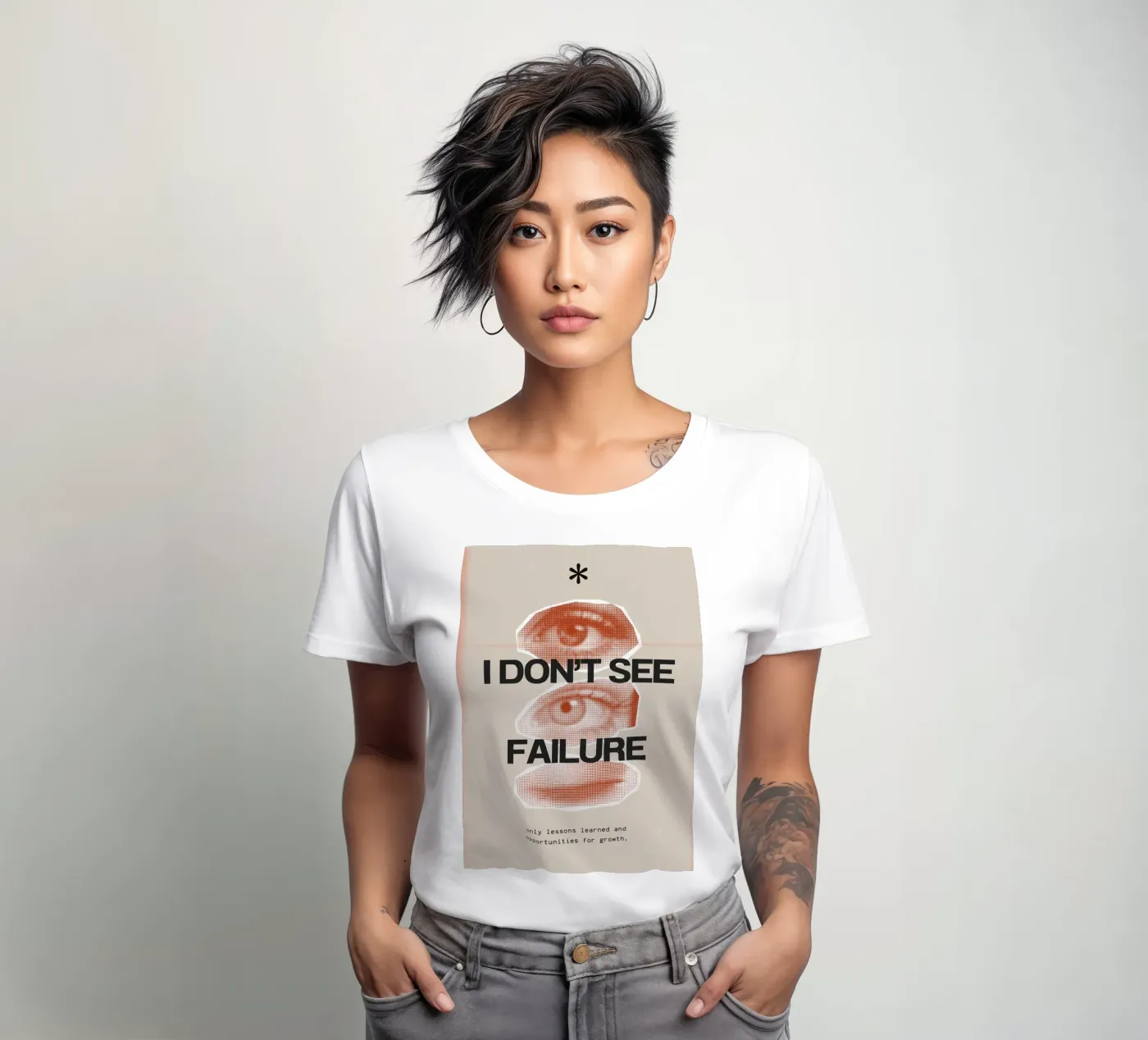 I DON‘T SEE FAILURE t-shirt da donna da SMRT STUDIO