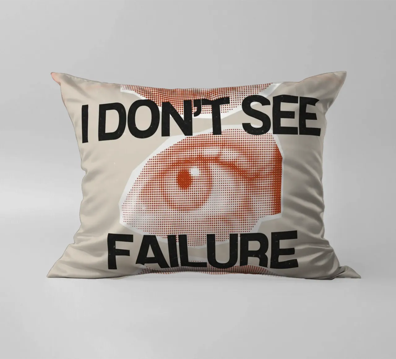 I DON‘T SEE FAILURE cuscino da Einfach Uebel