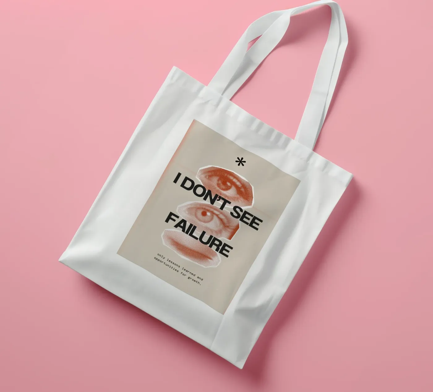 I DON‘T SEE FAILURE tote bag de SMRT STUDIO