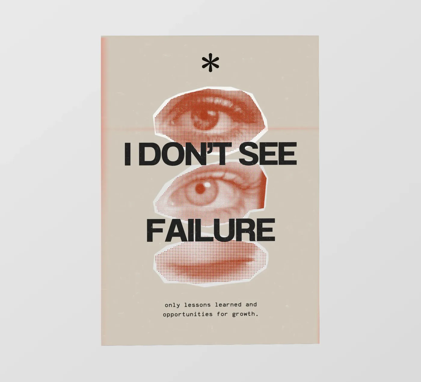 I DON‘T SEE FAILURE pellicola backlit da SMRT STUDIO