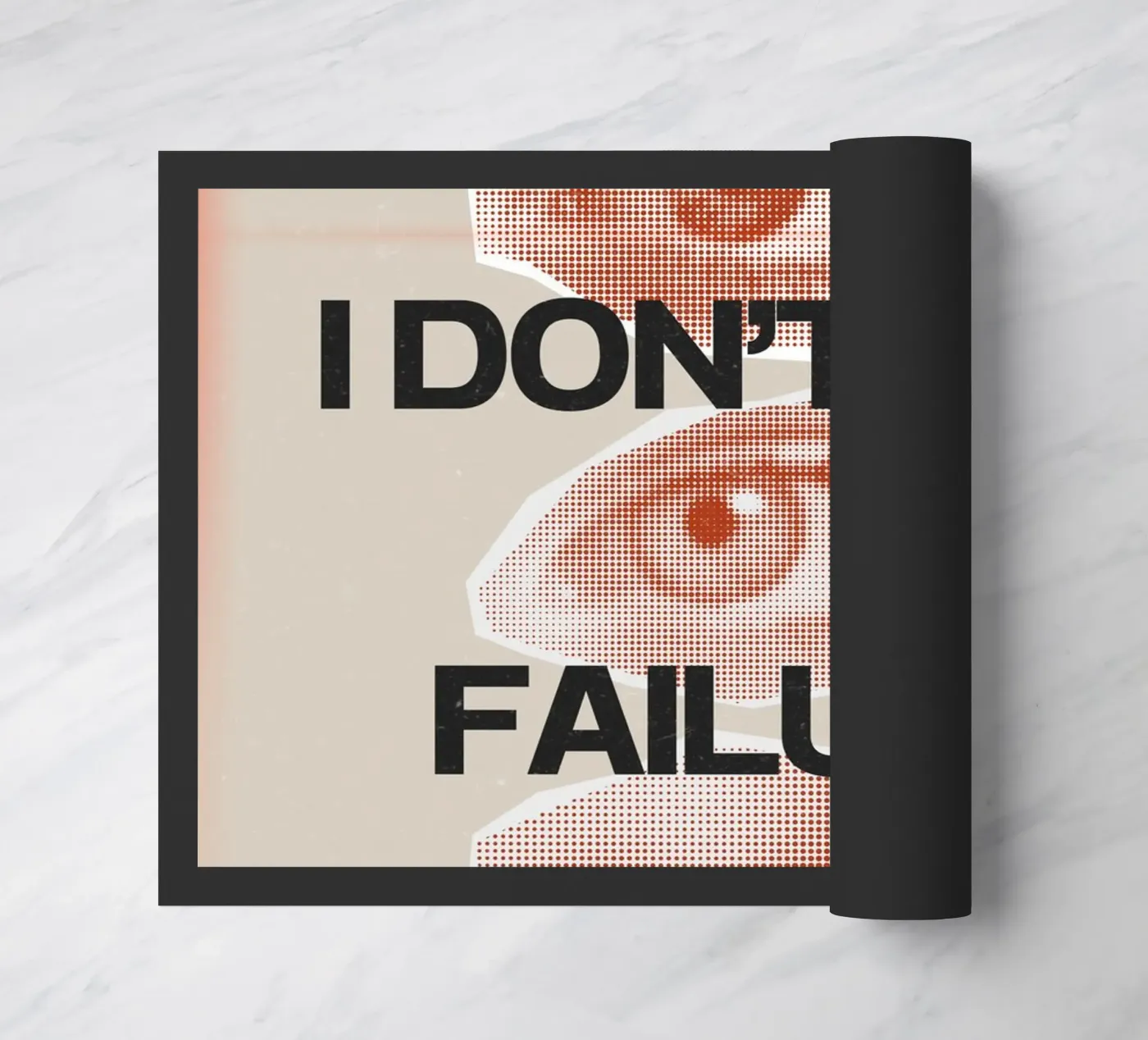 I DON‘T SEE FAILURE Fußmatte von SMRT STUDIO