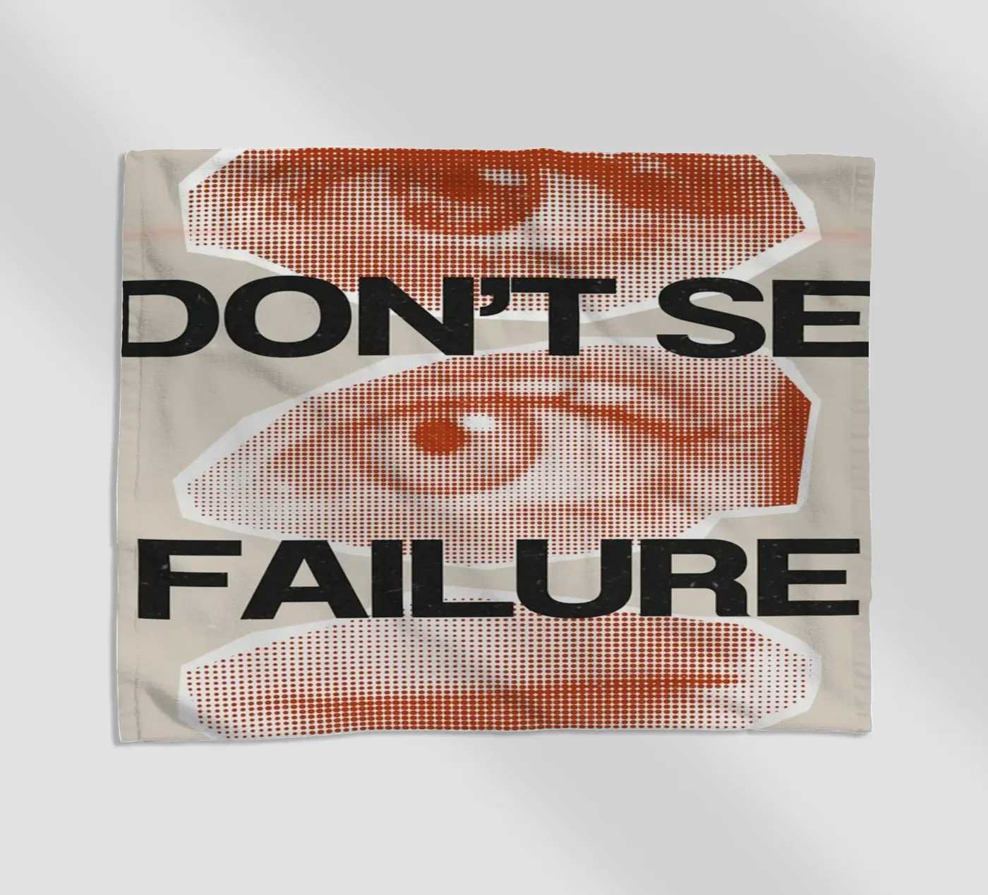 I DON‘T SEE FAILURE Strandtuch von SMRT STUDIO
