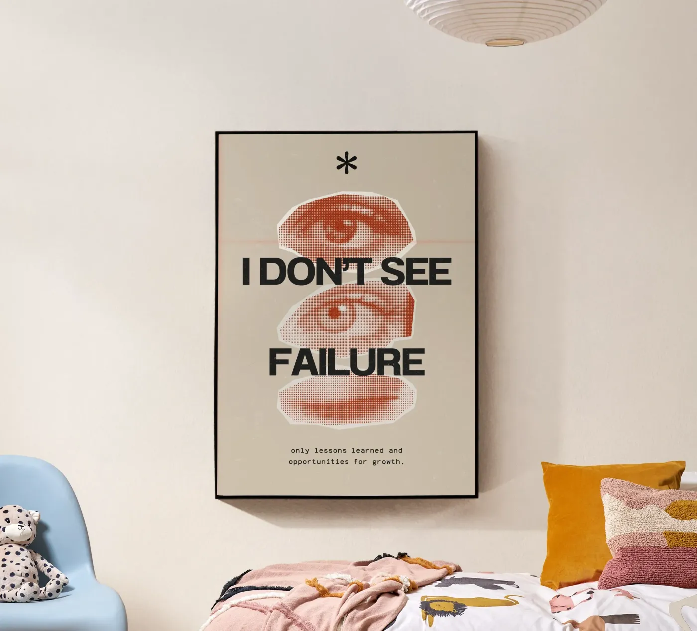 I DON‘T SEE FAILURE Acryl-Glas von SMRT STUDIO