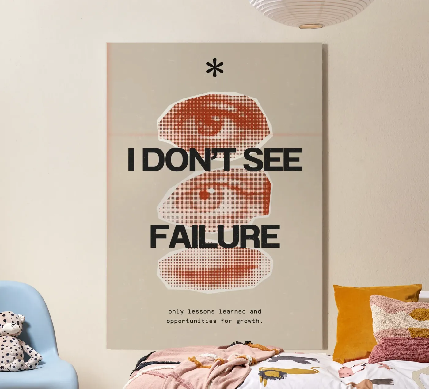 I DON‘T SEE FAILURE Acryl-Glas von SMRT STUDIO