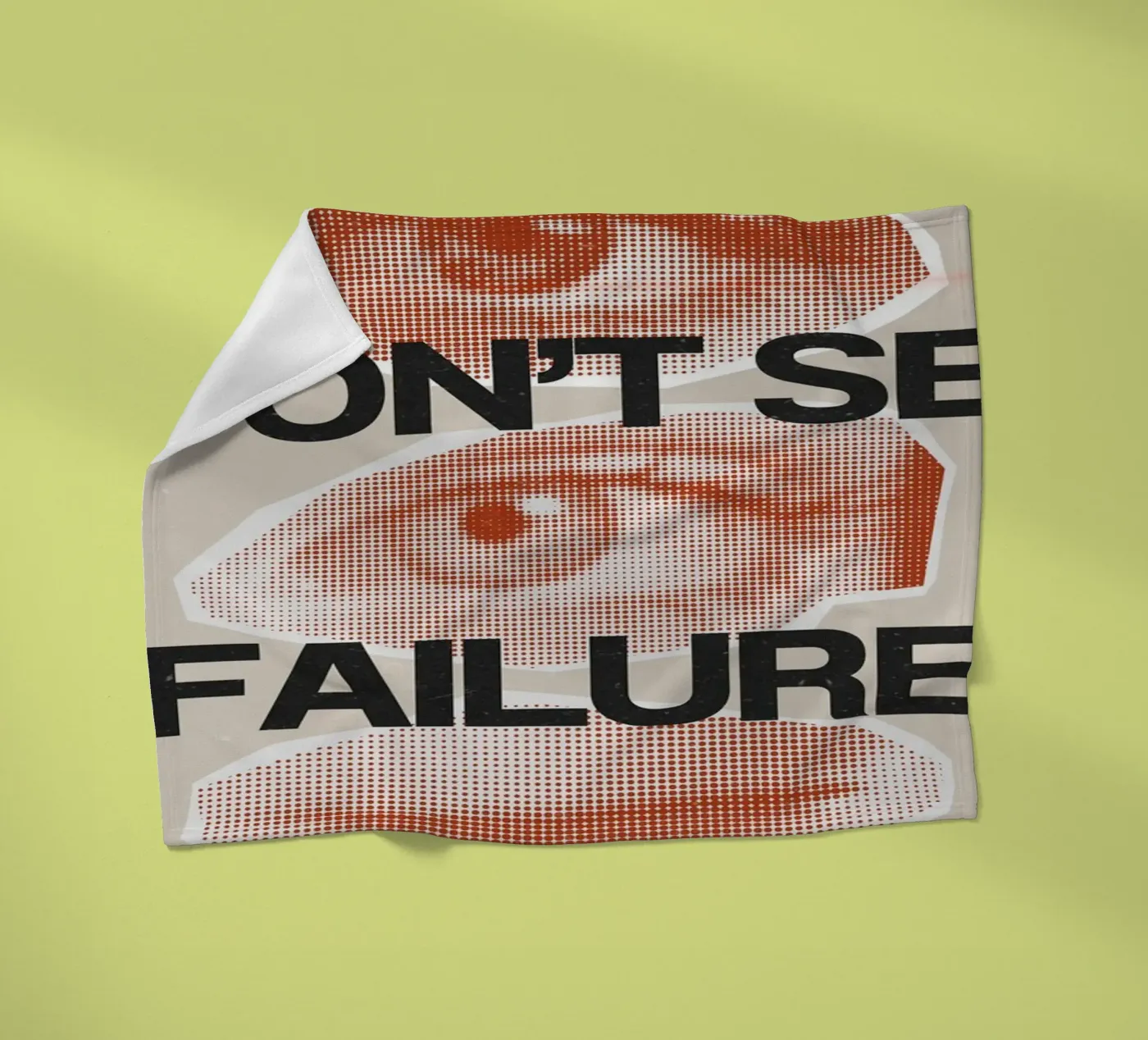 I DON‘T SEE FAILURE coperta in pile da SMRT STUDIO