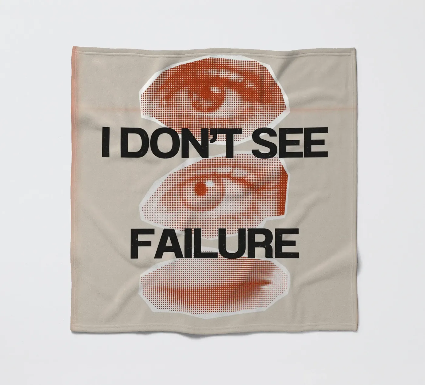 I DON‘T SEE FAILURE coperta in pile da SMRT STUDIO