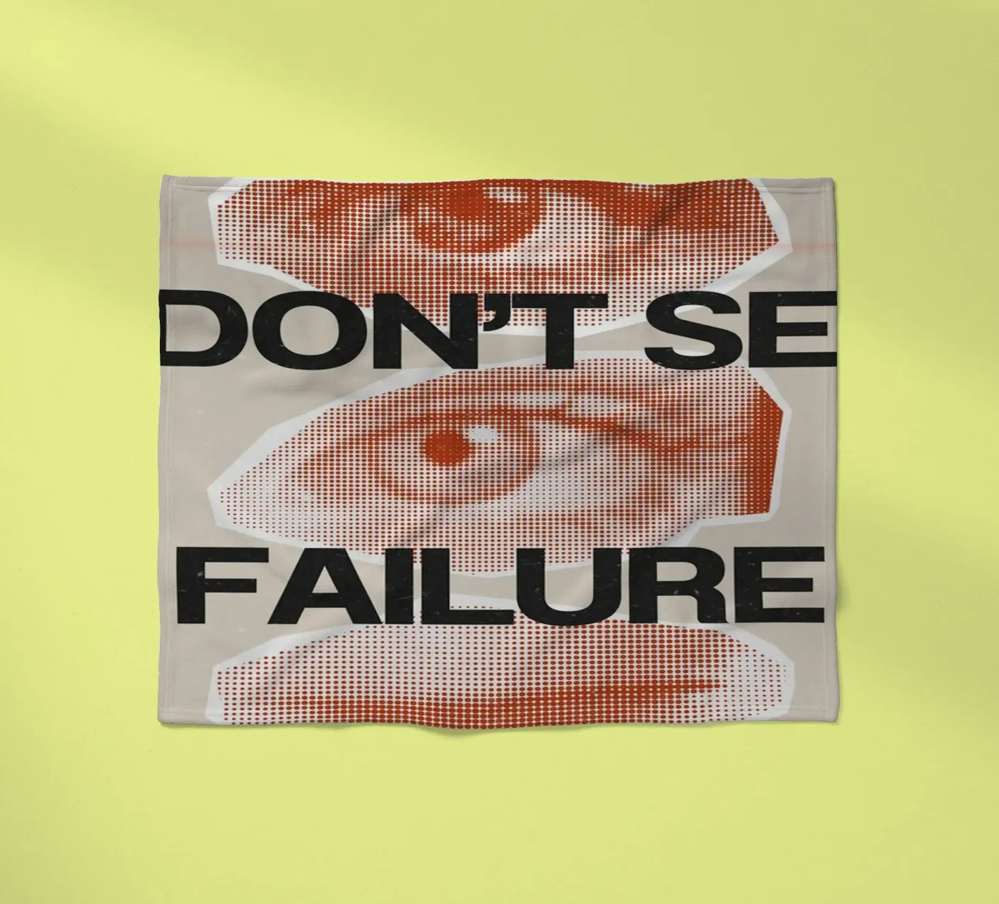 I DON‘T SEE FAILURE coperta in pile da SMRT STUDIO