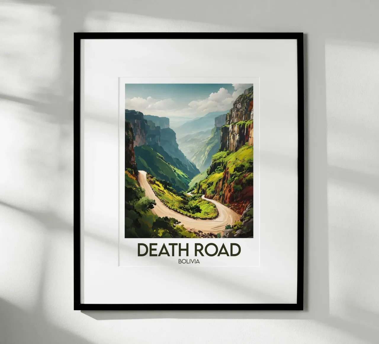 Strada della morte poster da Frame the World