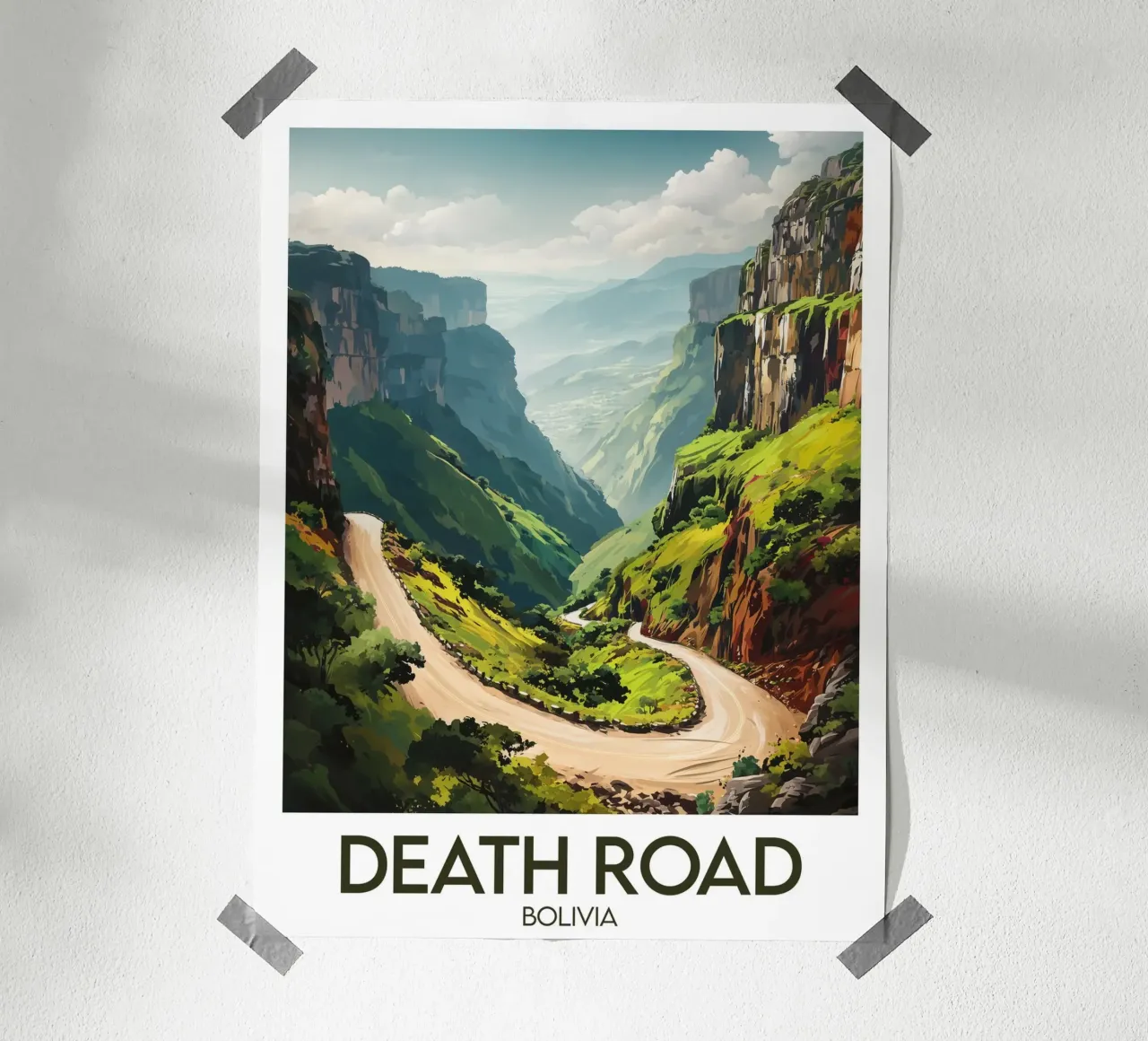 Strada della morte poster da Frame the World