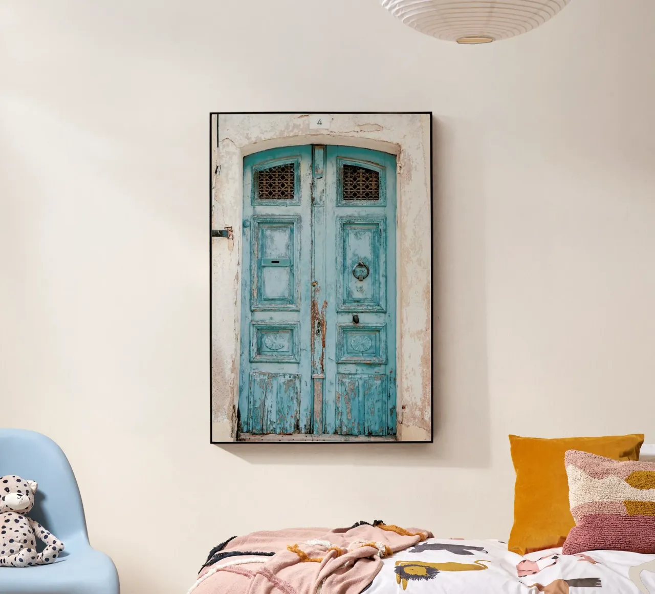 Turquoise Door plexiglass da Magdalena Martin Photography