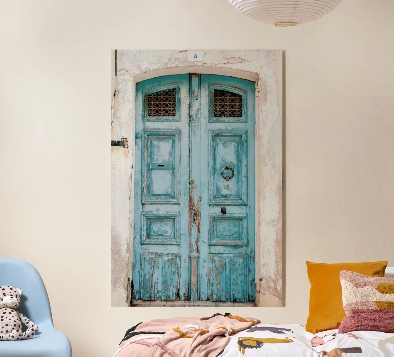 Turquoise Door plexiglass da Magdalena Martin Photography