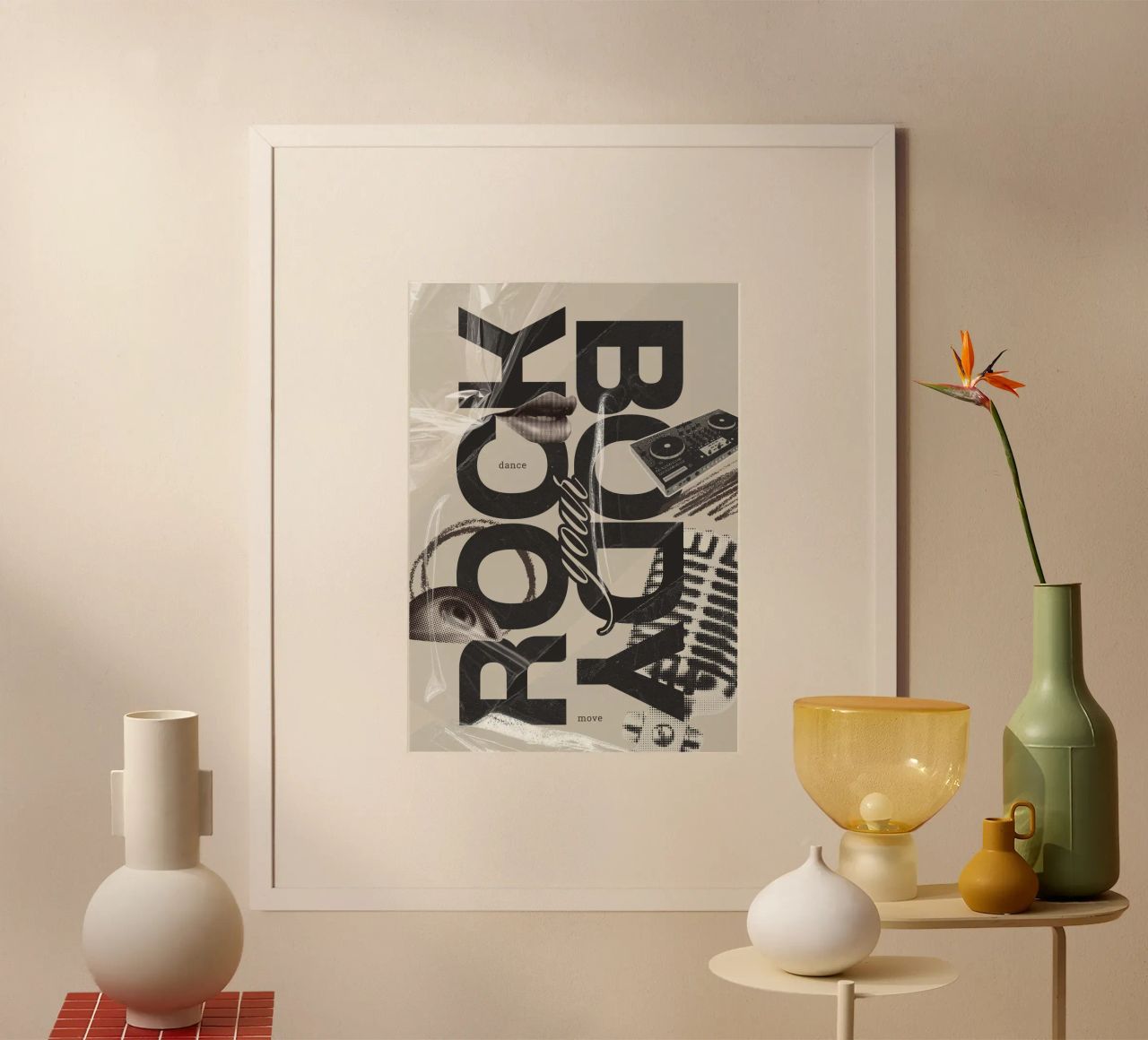 ROCK YOUR BODY Poster von Einfach Uebel