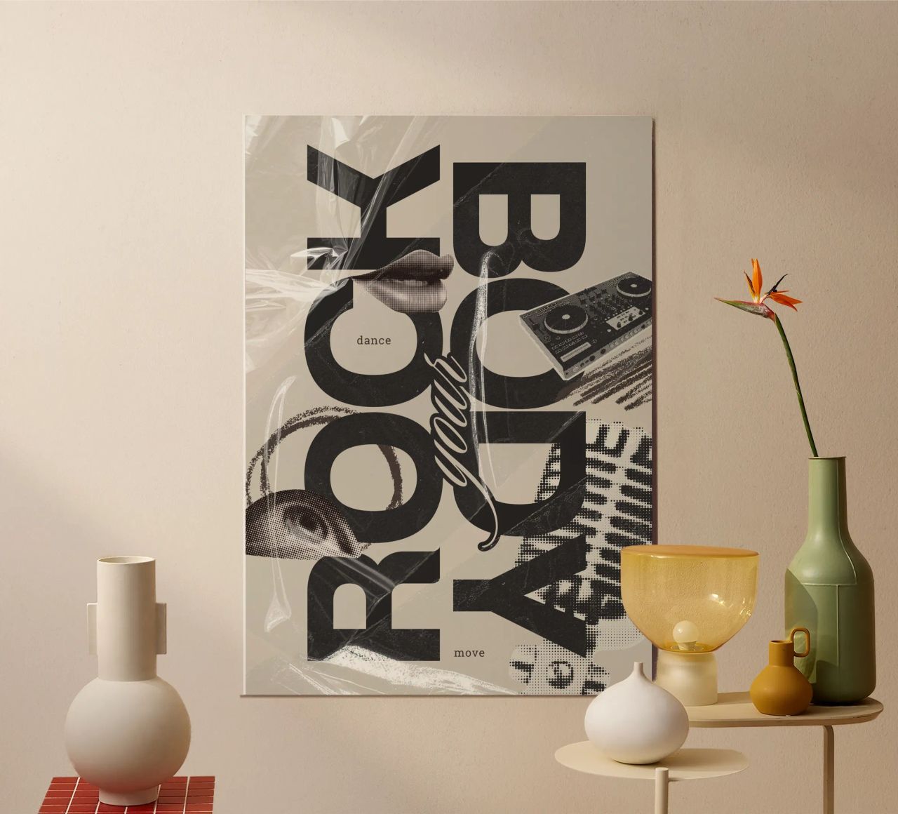 ROCK YOUR BODY Poster von Einfach Uebel