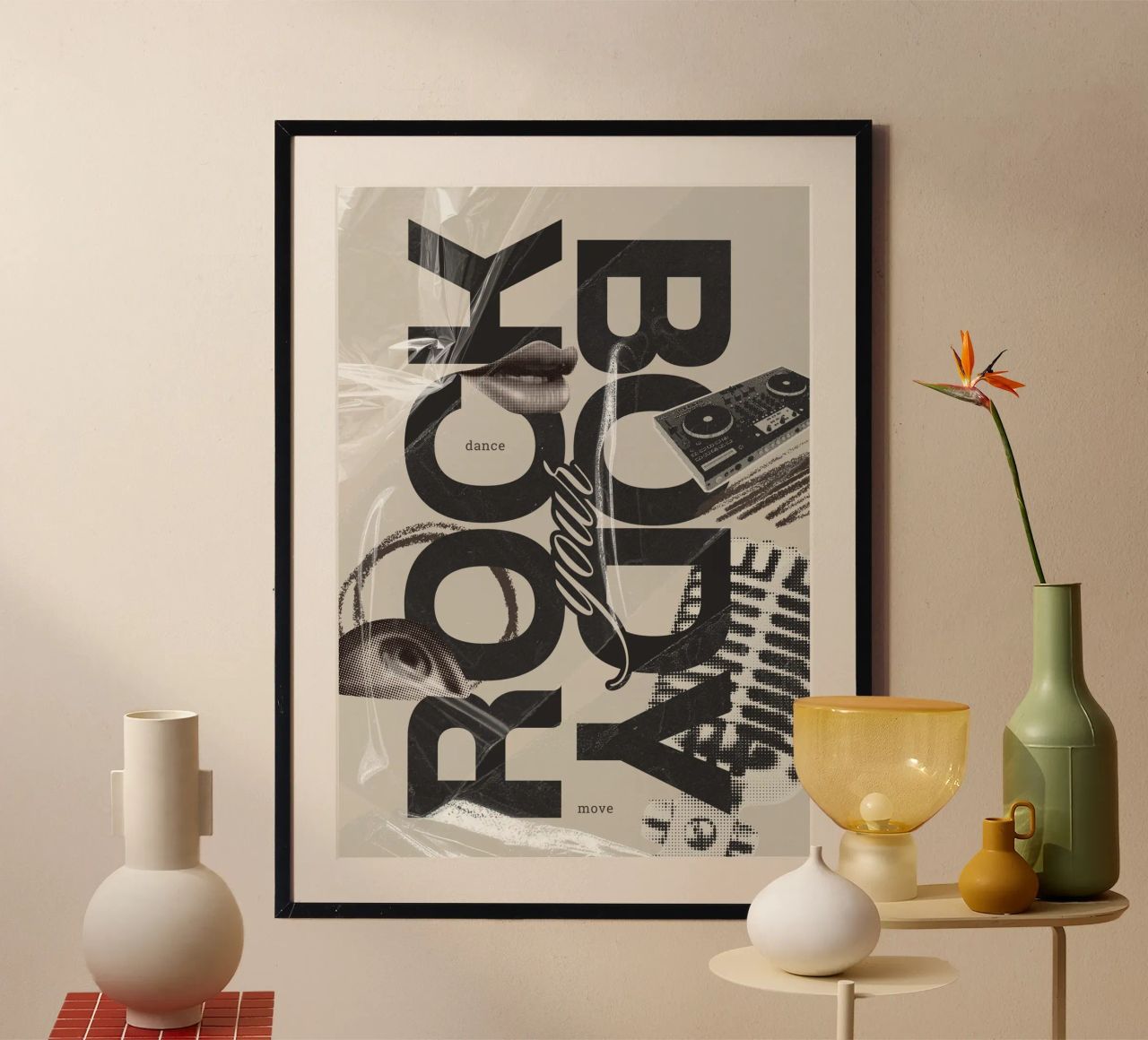 ROCK YOUR BODY Poster von Einfach Uebel