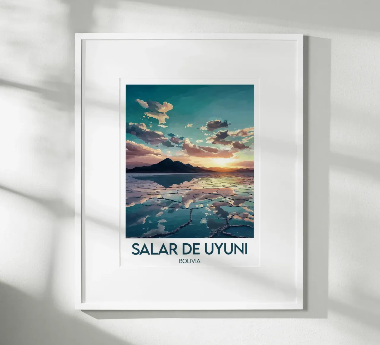 Poster Salar de Uyuni poster da Frame the World