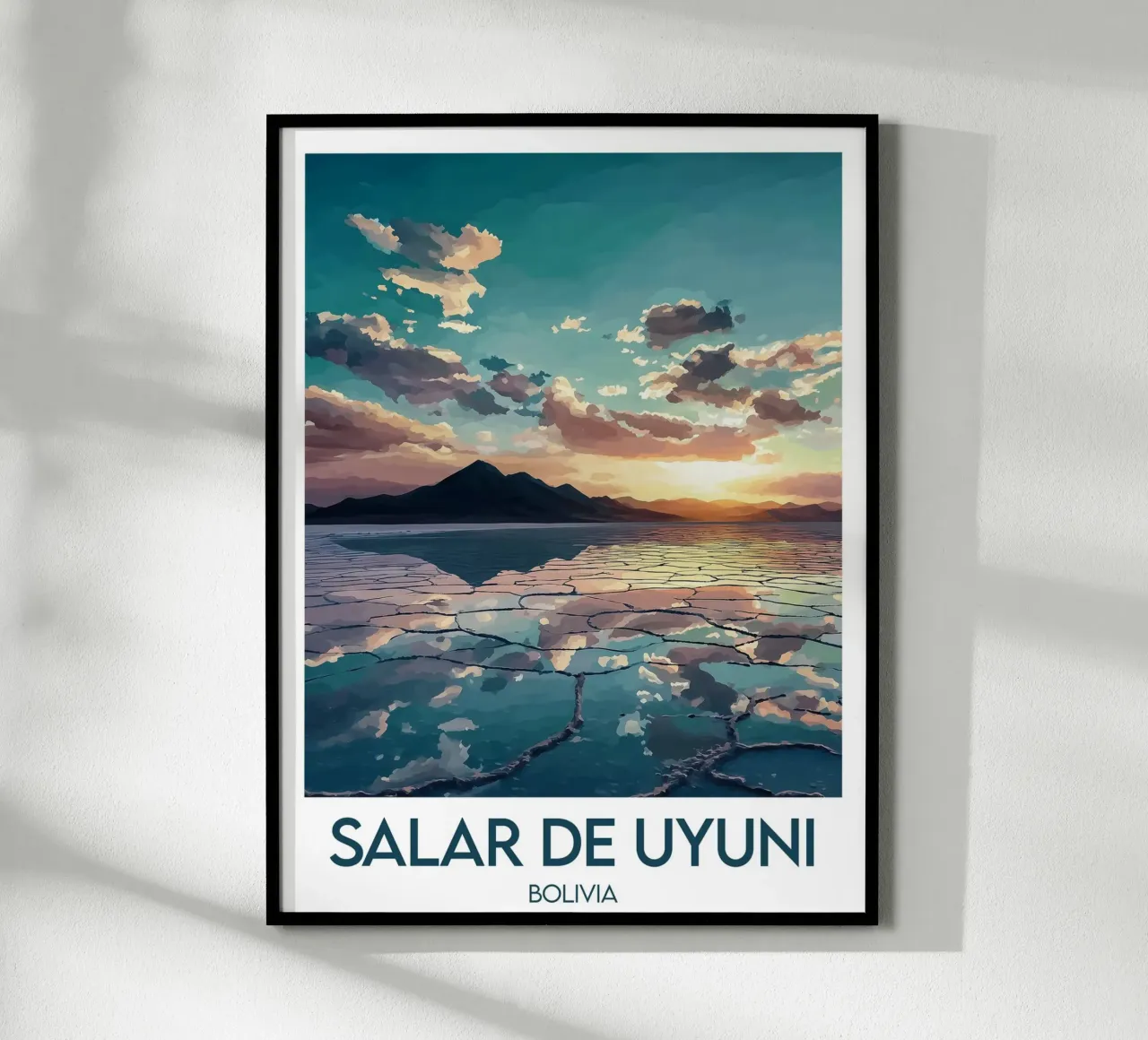 Poster Salar de Uyuni poster da Frame the World