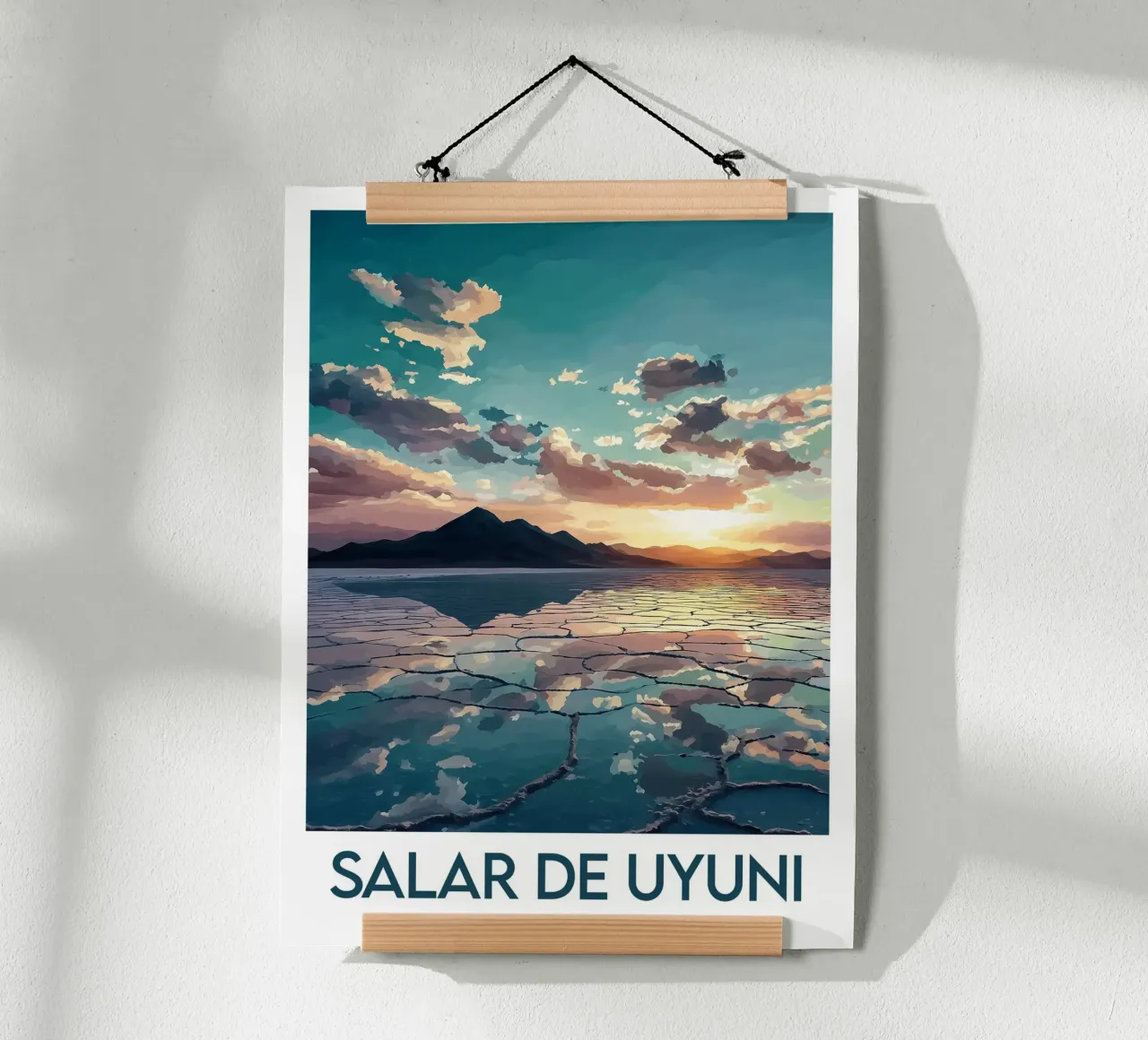 Poster Salar de Uyuni poster da Frame the World