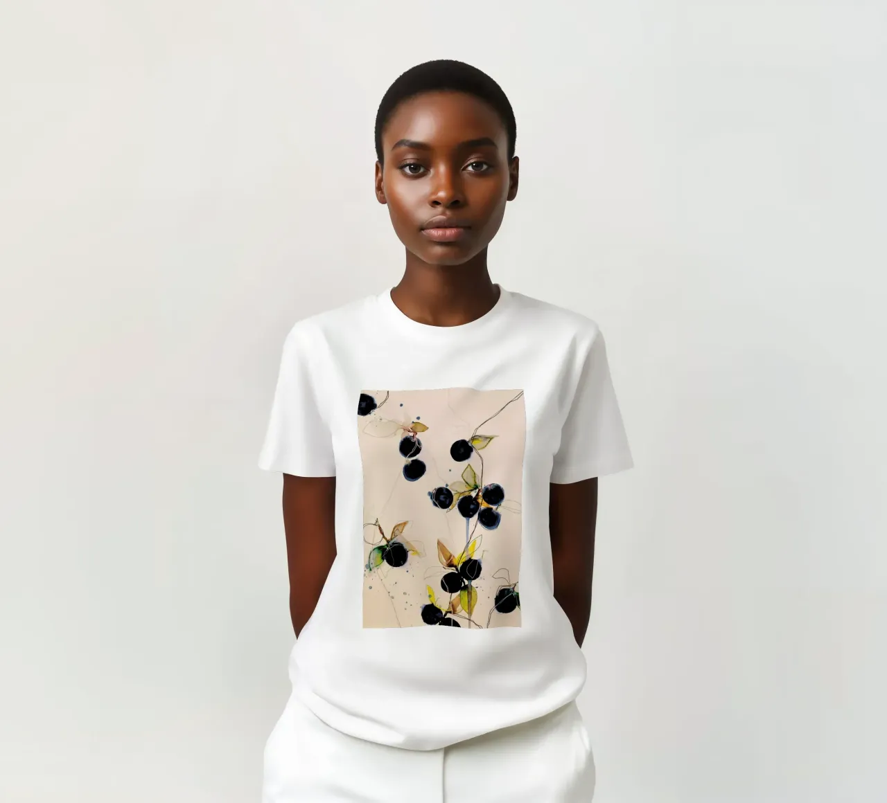 Blueberries 01 t-shirt da Leigh Viner
