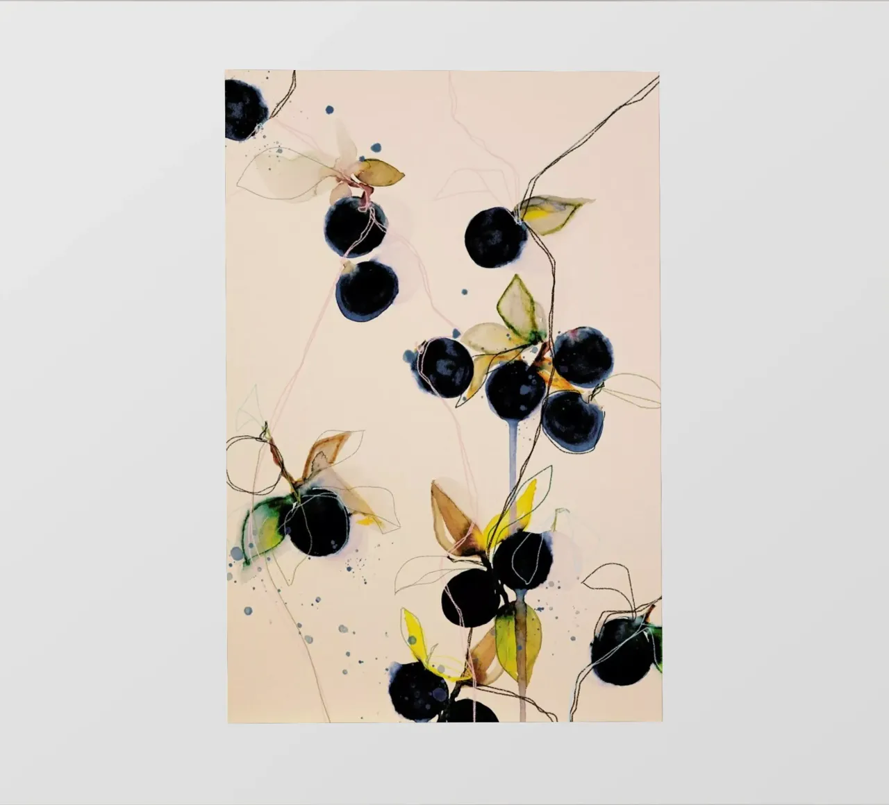 Blueberries 01 telo in pvc da Leigh Viner