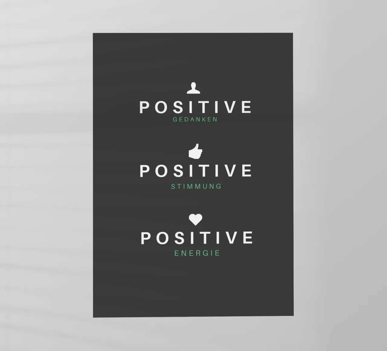 POSITIV pellicola backlit da Einfach Uebel