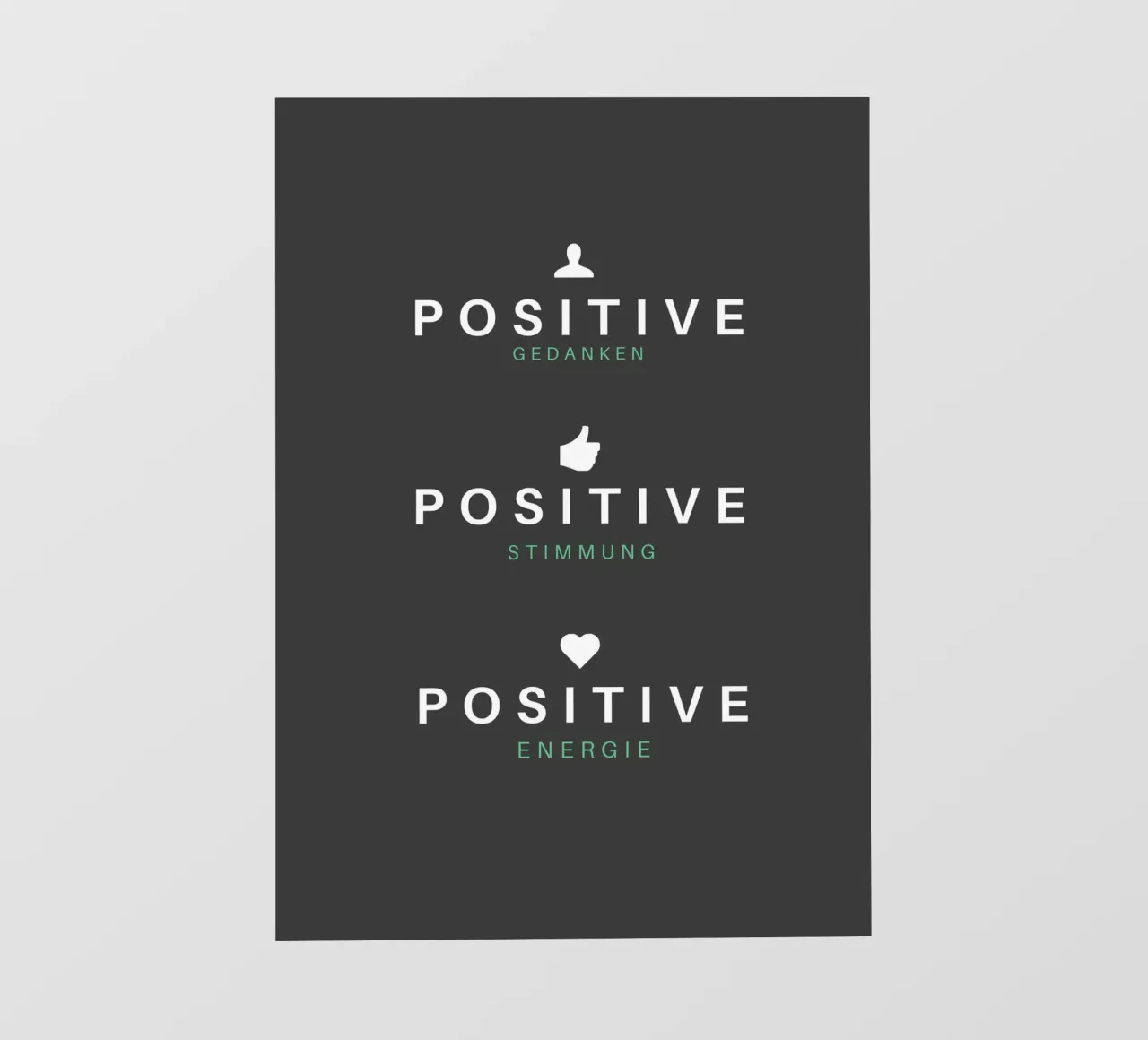 POSITIV telo in pvc da Einfach Uebel