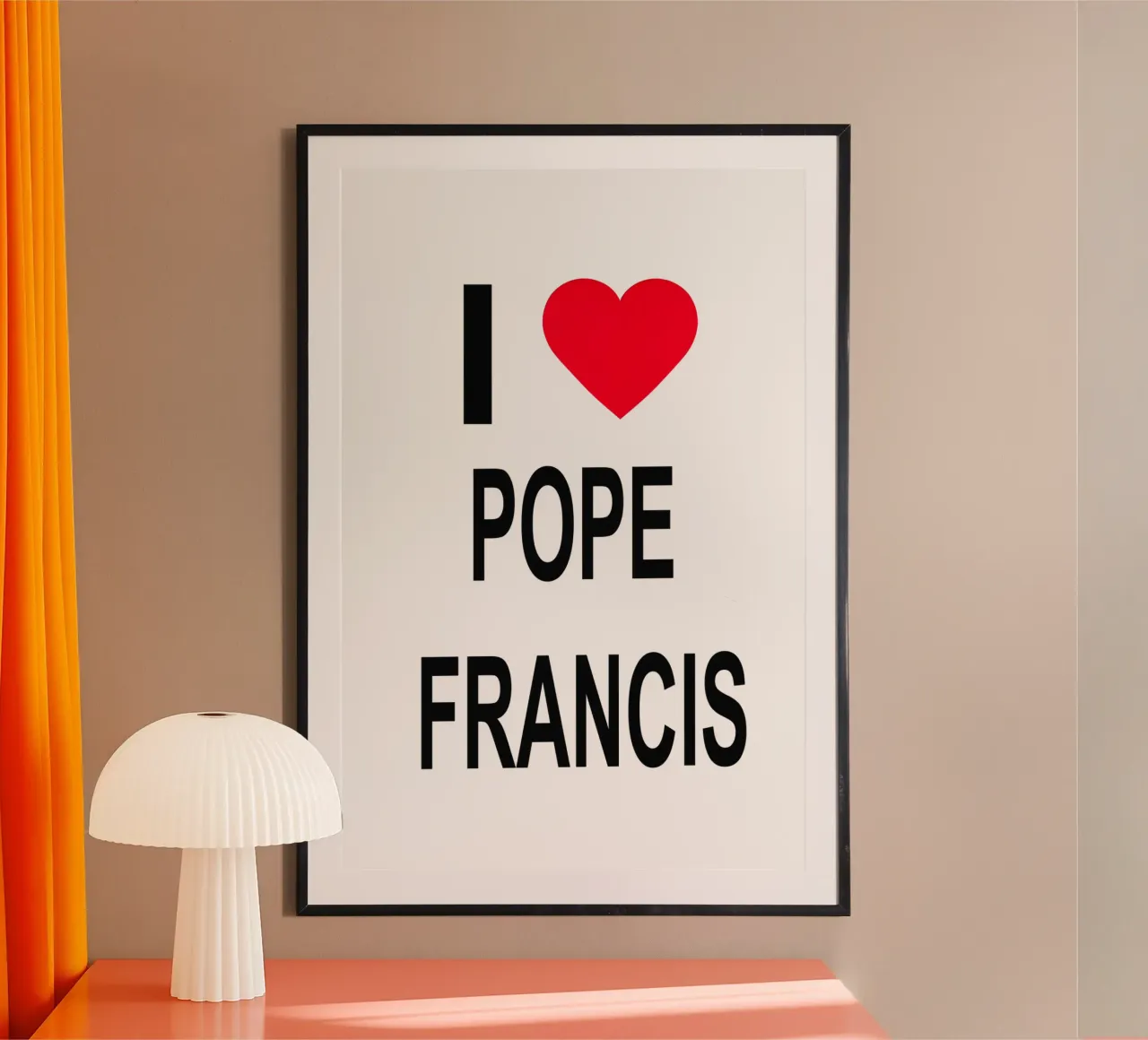 Amo Papa Francesco poster da 🥝 KIWI STORE