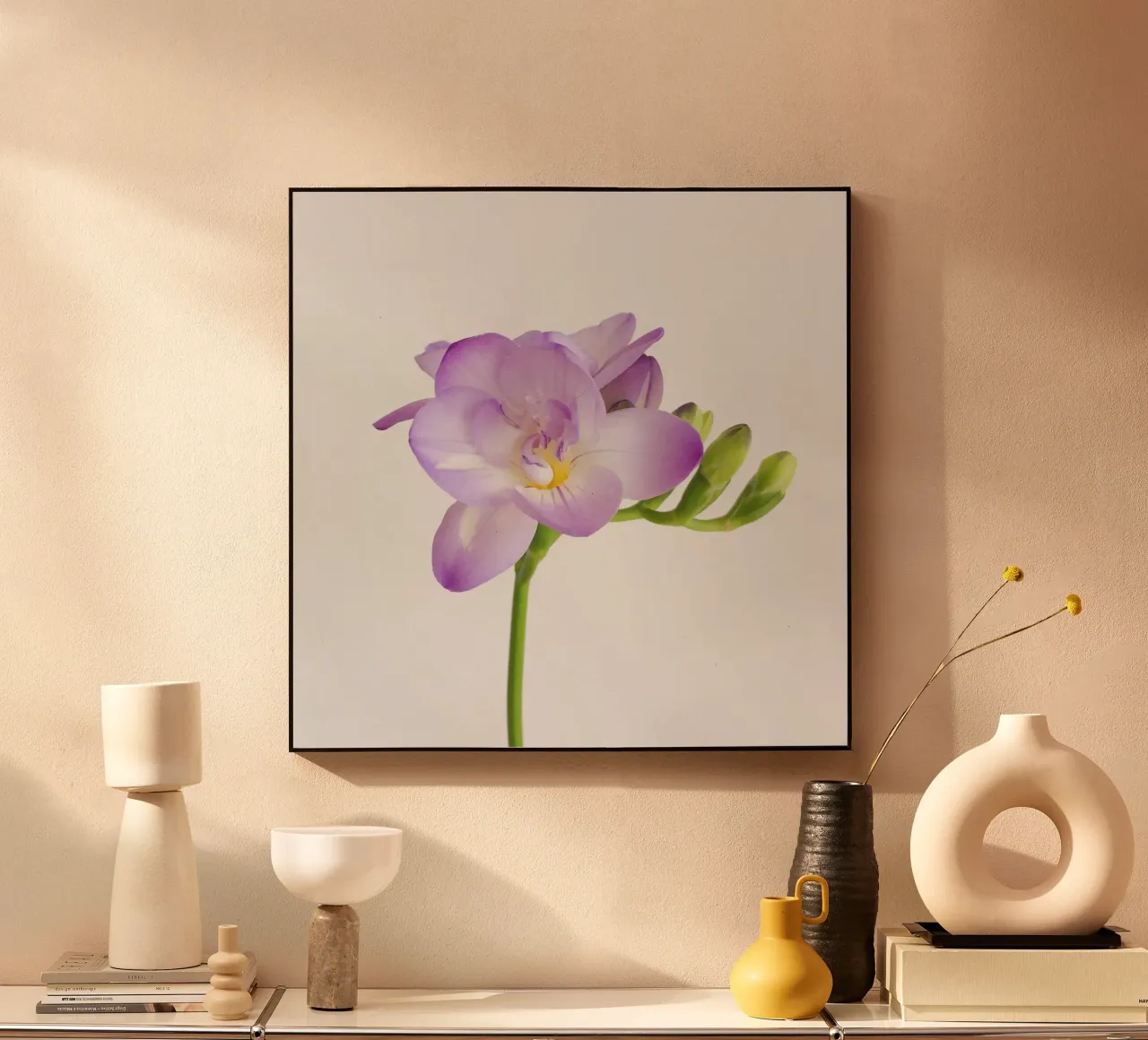 Fiore viola plexiglass da Cassia Beck Photography