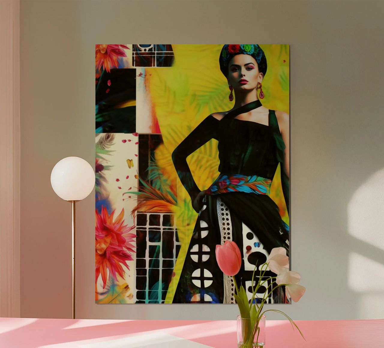 Frida Kahlo | Mixed Media Pop Art Collage poster by Autofocus