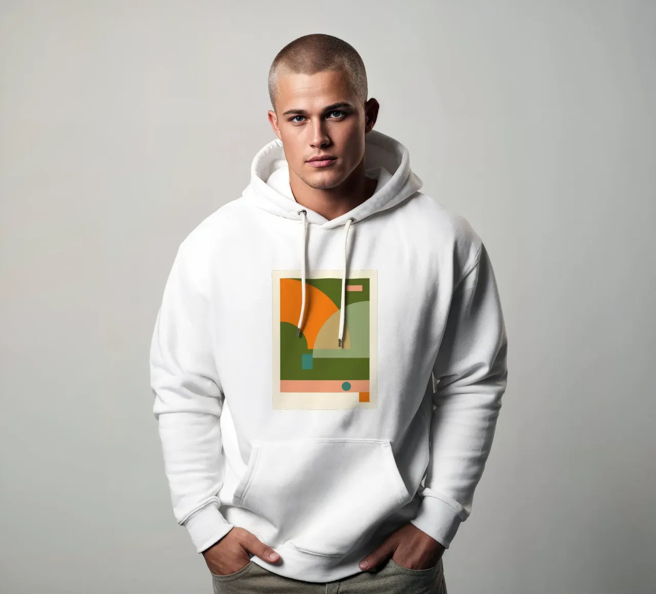 Formas geométricas abstractas 60 sudadera con capucha de Gaite