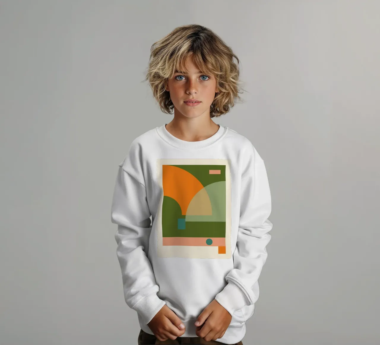 Forme geometriche astratte 60 felpa bambino da Gaite