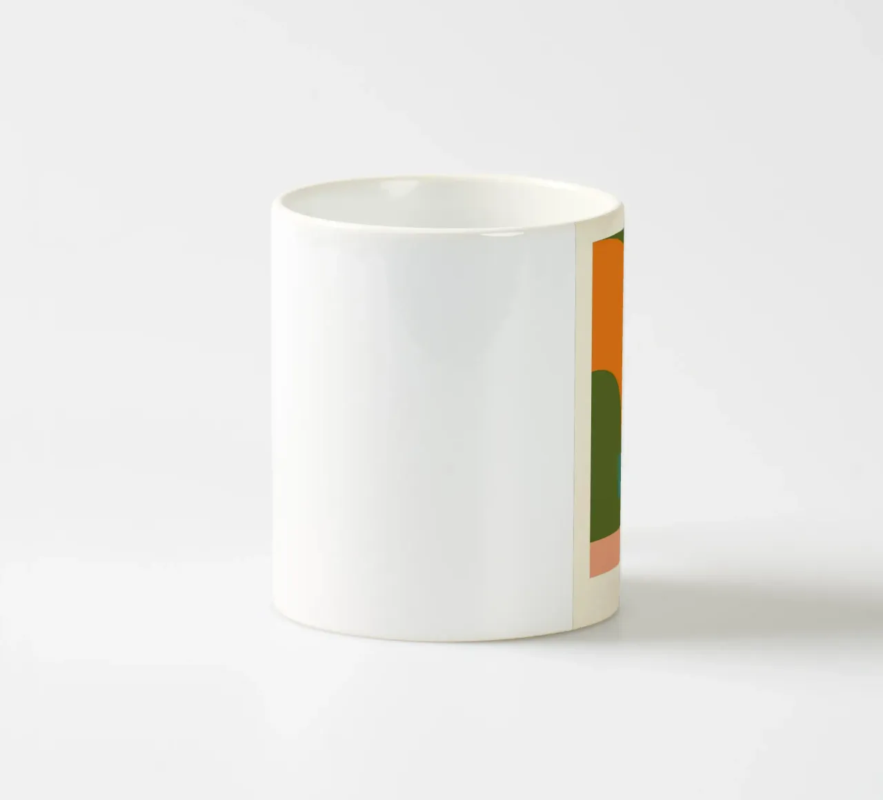 Abstrakte geometrische Formen 60 Keramik Tasse von Gaite