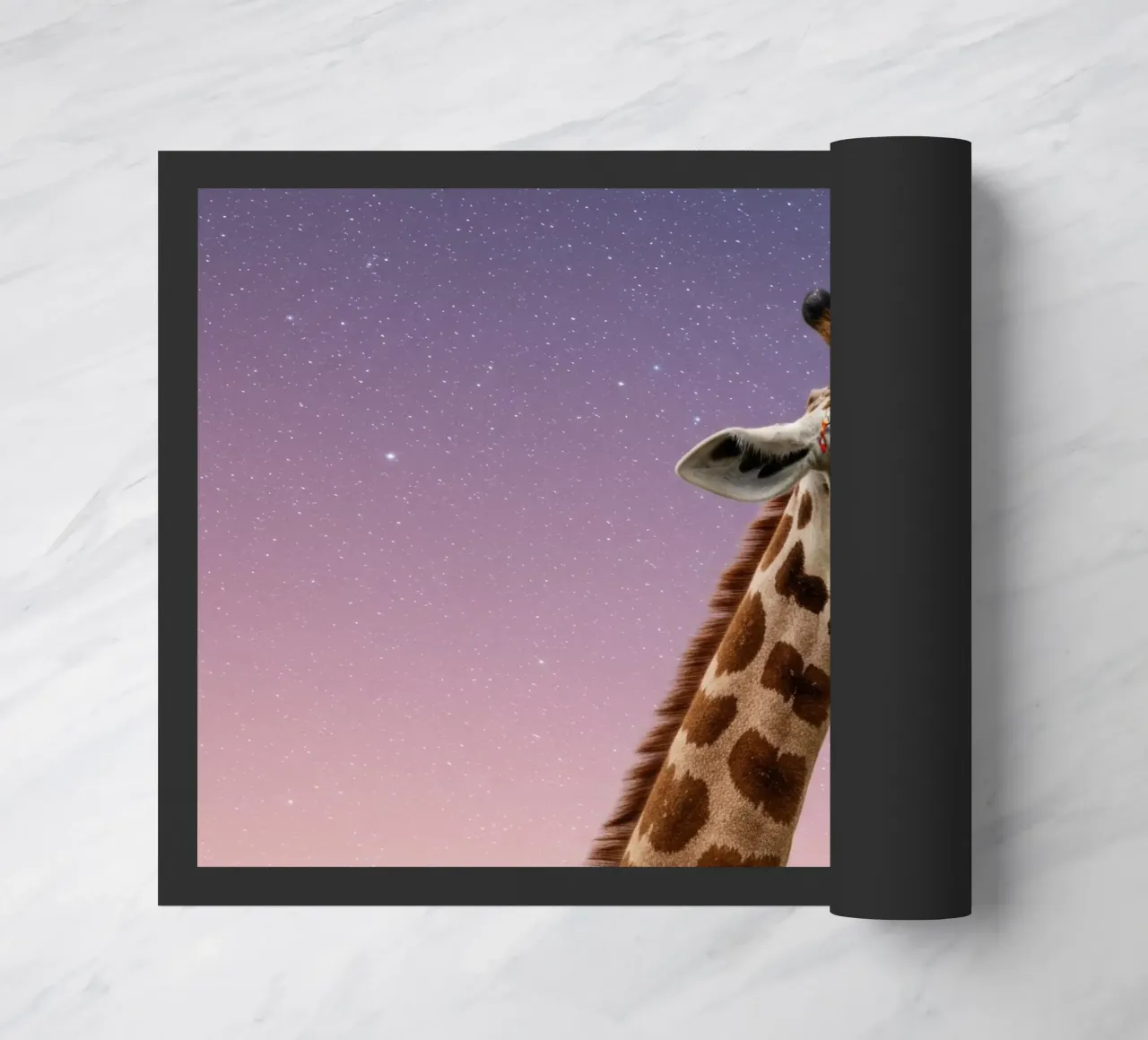 Celestial Giraffe zerbino da Pawtrait Studio