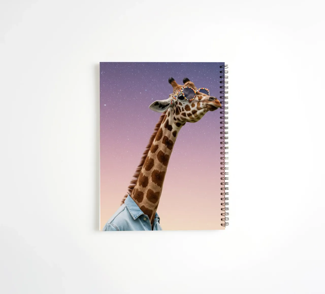 Celestial Giraffe spiral notebook by Pawtrait Studio