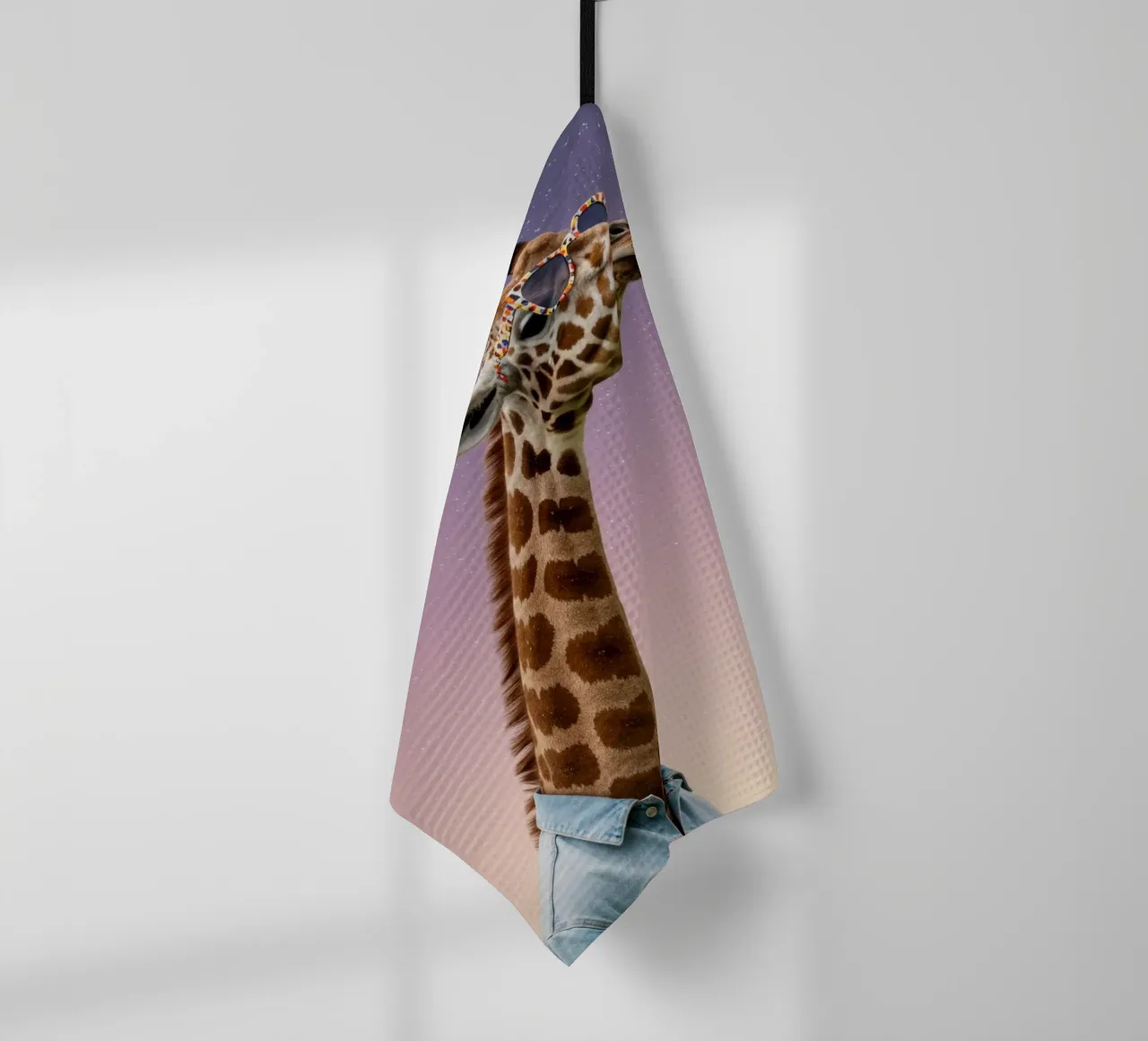 Celestial Giraffe canovaccio da cucina da Pawtrait Studio
