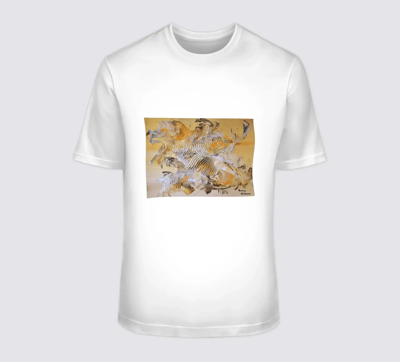 MESSAGE FROM THE HEART 15 t-shirt de Thierry Vobmann Abstract painting
