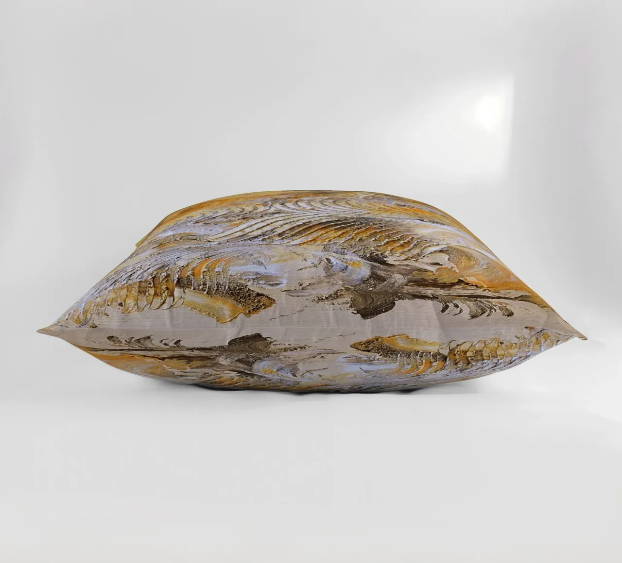 MESSAGE FROM THE HEART 15 decorative cushion by Thierry Vobmann Abstract painting