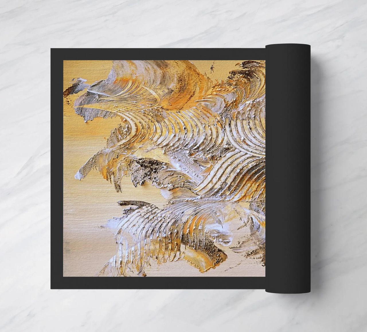 MESSAGE FROM THE HEART 15 zerbino da Thierry Vobmann Abstract painting
