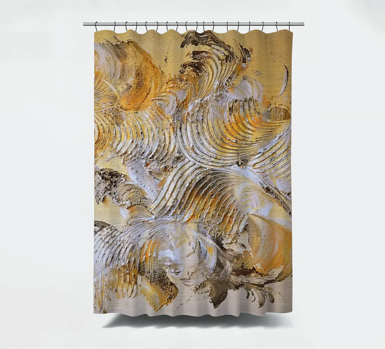 MESSAGE FROM THE HEART 15 tenda da doccia da Thierry Vobmann Abstract painting