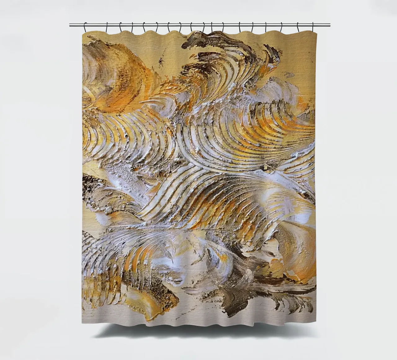 MESSAGE FROM THE HEART 15 tenda da doccia da Thierry Vobmann Abstract painting