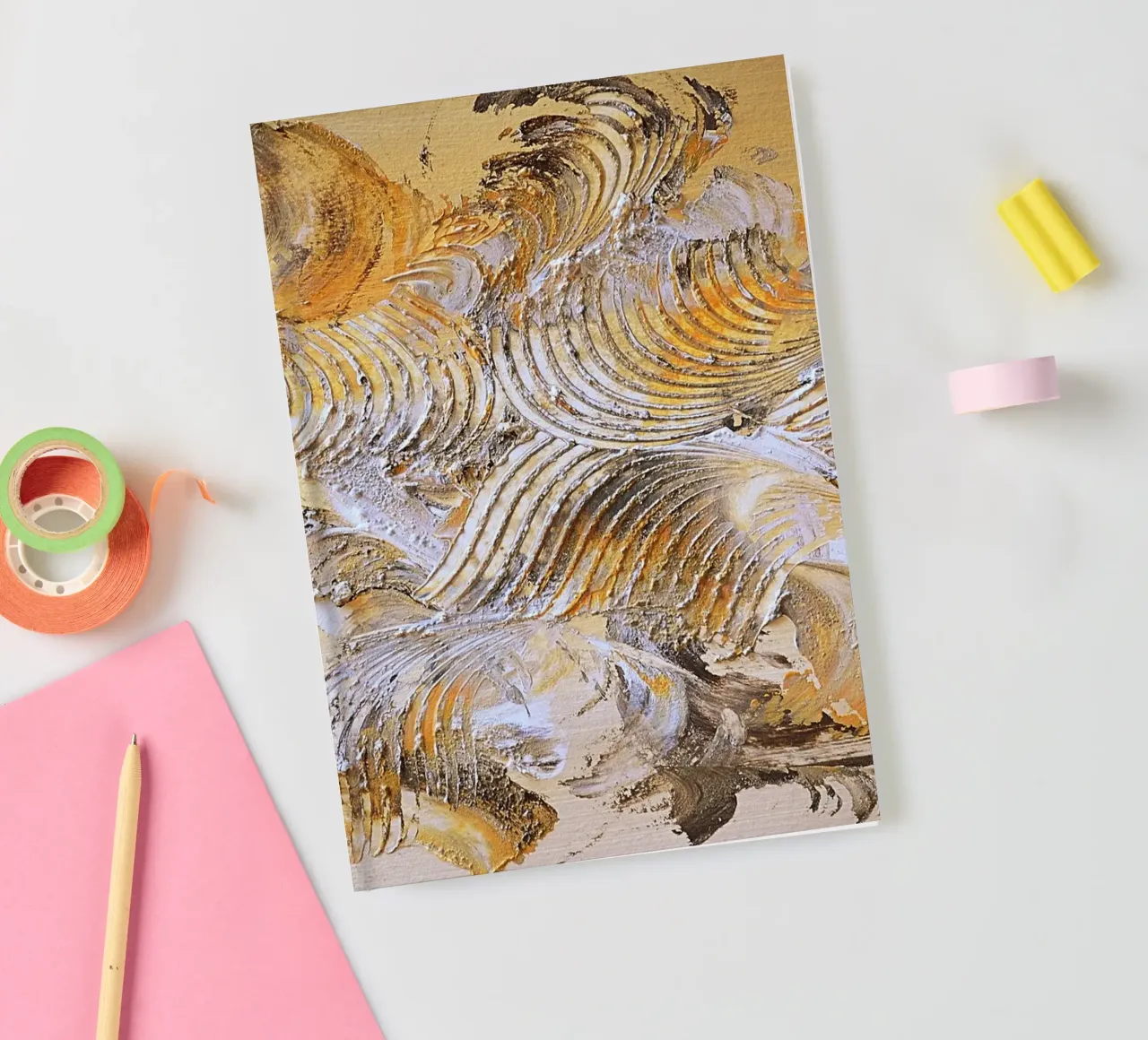MESSAGE FROM THE HEART 15 carnet de notes de Thierry Vobmann Abstract painting